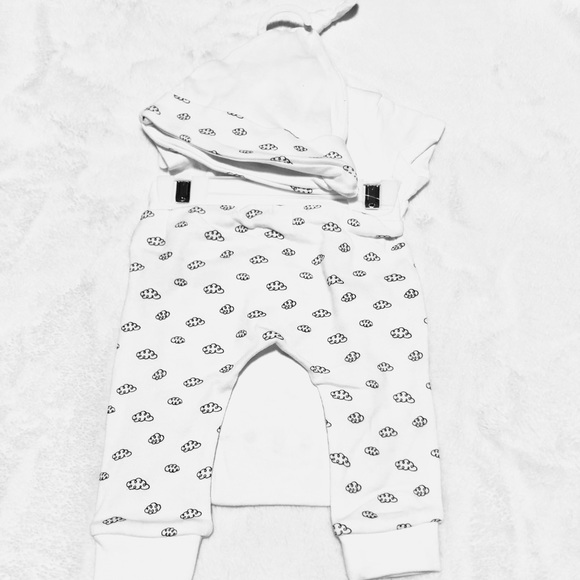 NWT Baby Rae Dunn 3pc I WOKE UP LIKE THIS Outfit - Picture 3 of 4